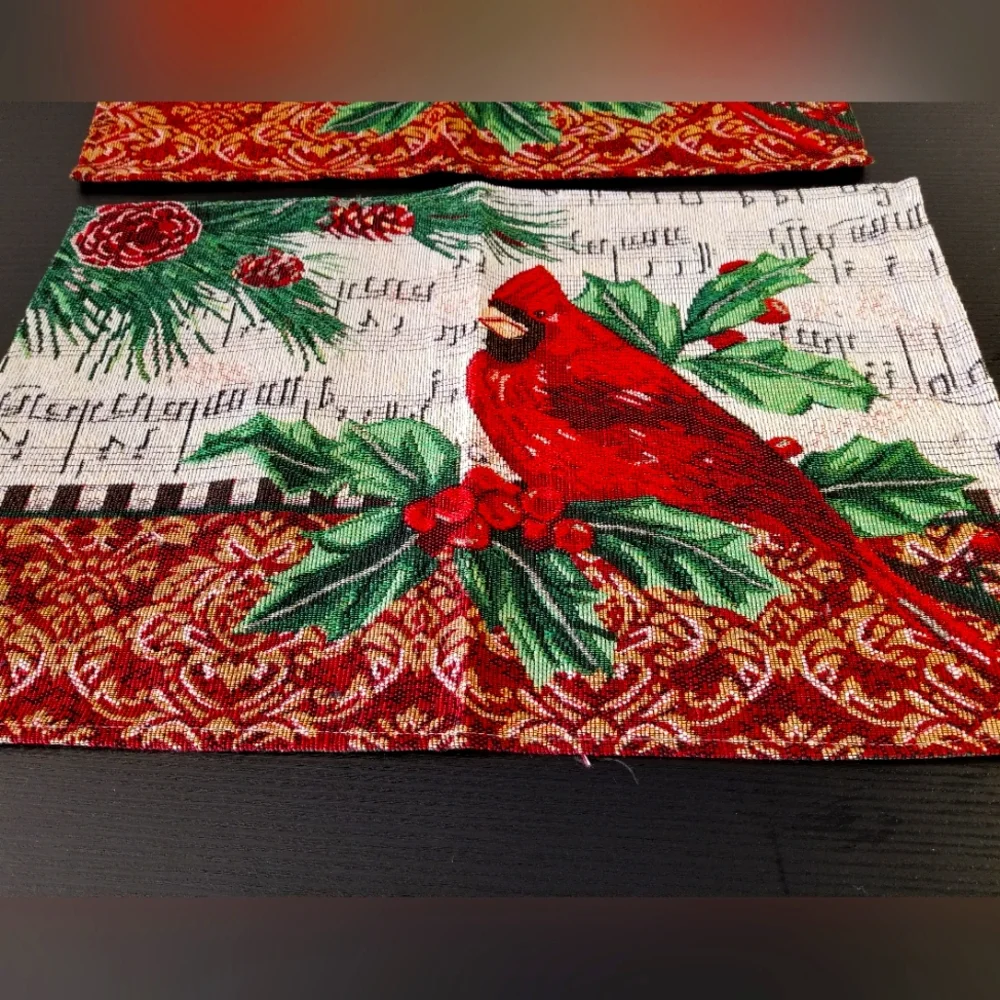 - New Handcrafted Fall Canarie Bird Tablemats, set of 2